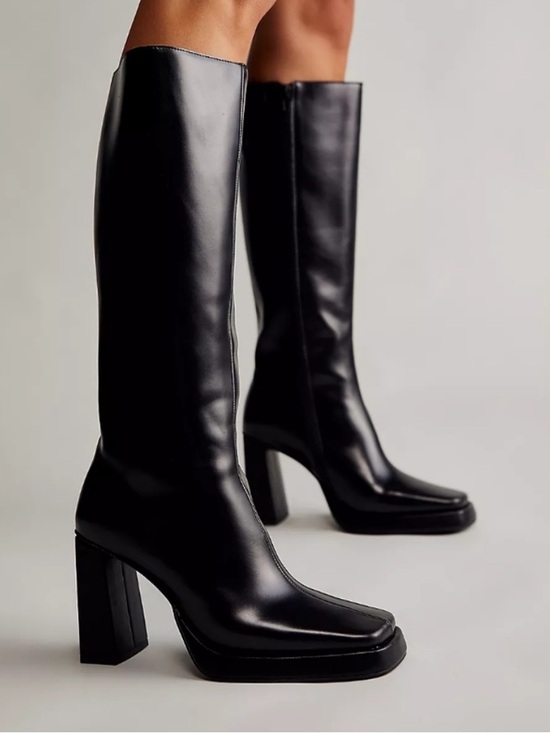 Jeffrey Campbell Shoes - JEFFREY CAMPBELL MAXIMAL BOOTS IN BLACK SIZE 8 (USED/WORN CONDITION)